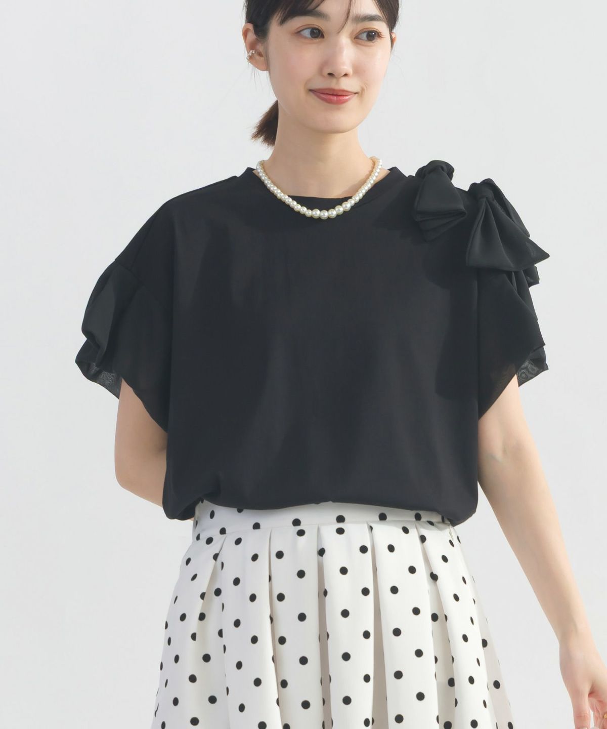 model：H162　着用サイズ：M　ブラック