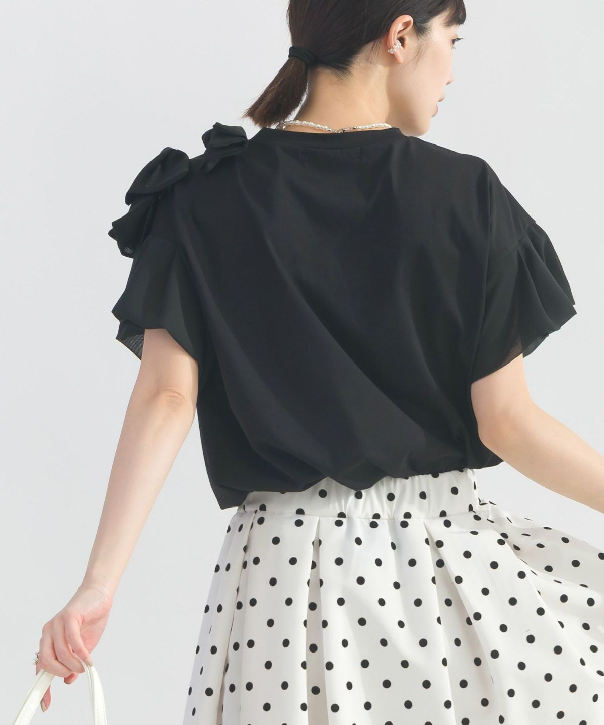 model：H162　着用サイズ：M　ブラック