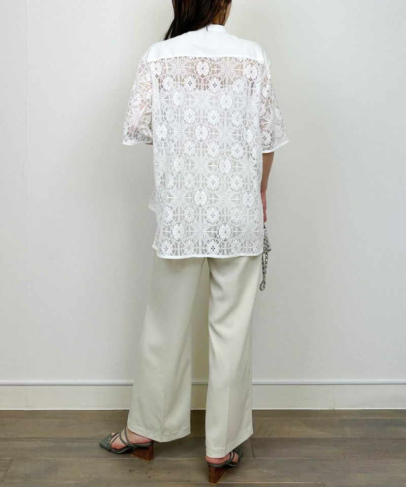 model：H164　着用サイズ：M　ベージュ