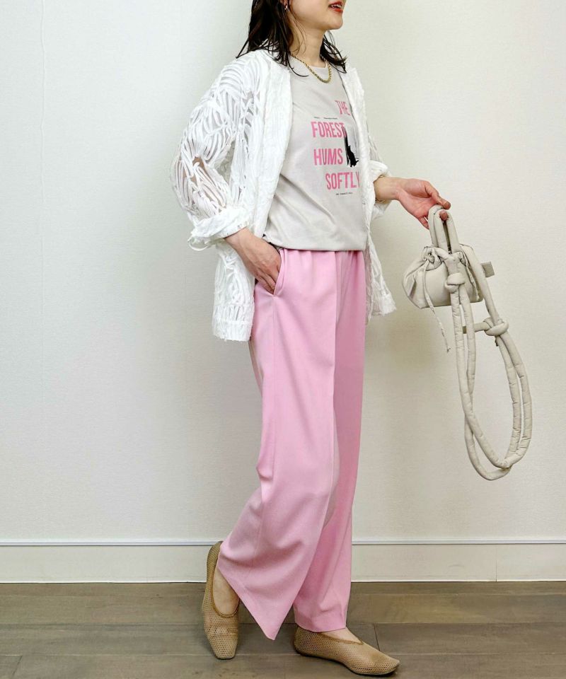 model：H164　着用サイズ：M　ピンク