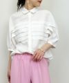 model：H164　着用サイズ：M　オフホワイト