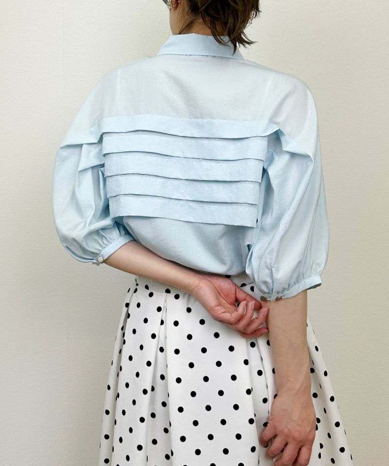 model：H164　着用サイズ：M　ブルー