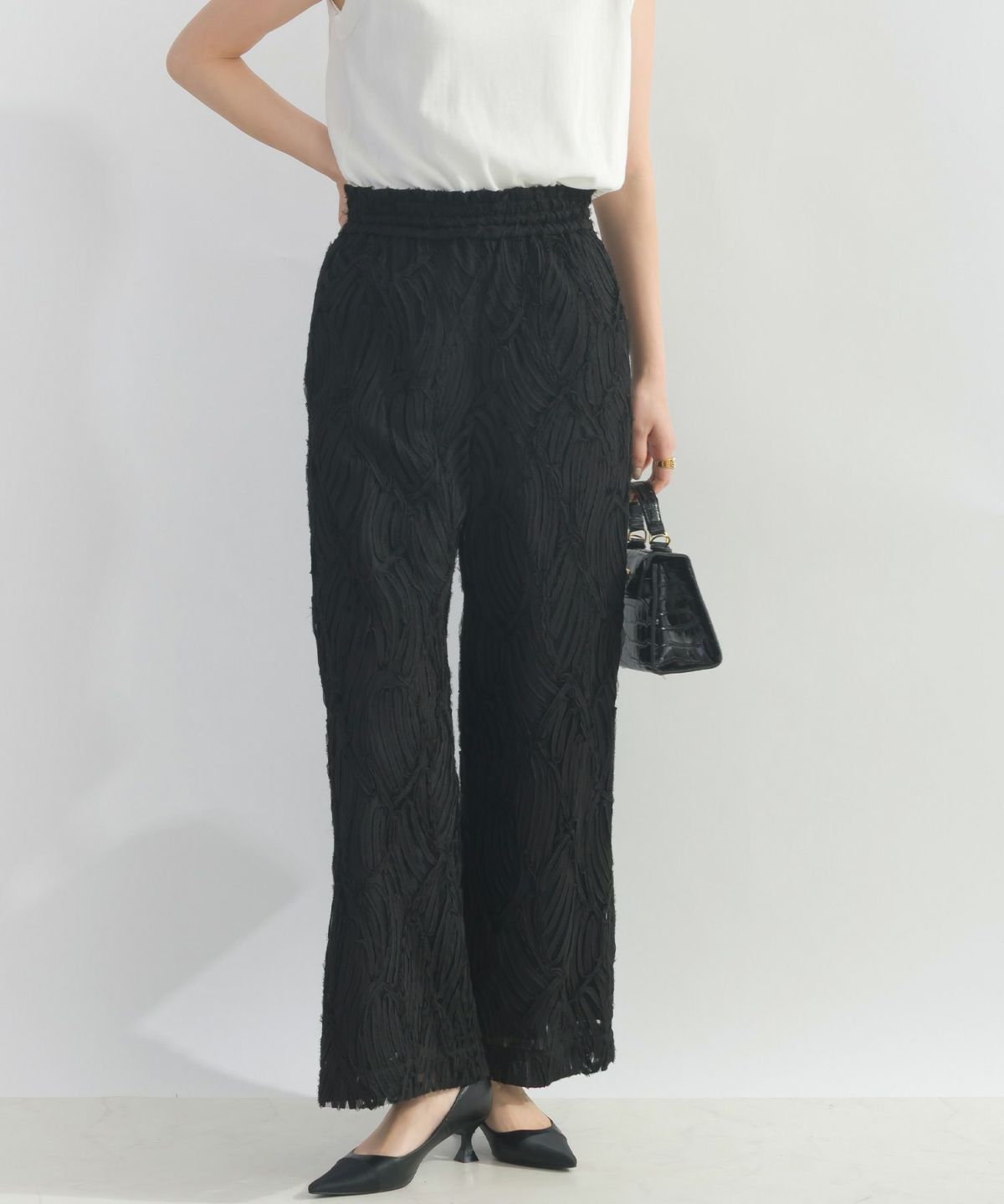 model：H162　着用サイズ：M　ブラック