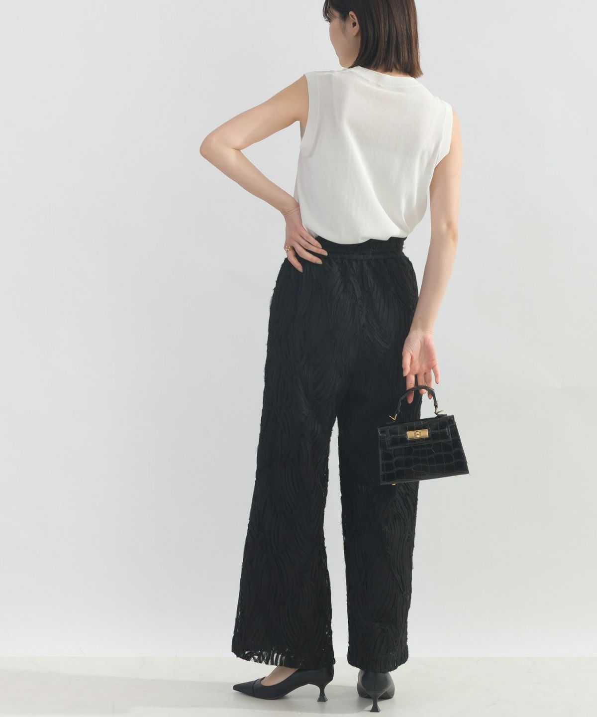 model：H162　着用サイズ：M　ブラック