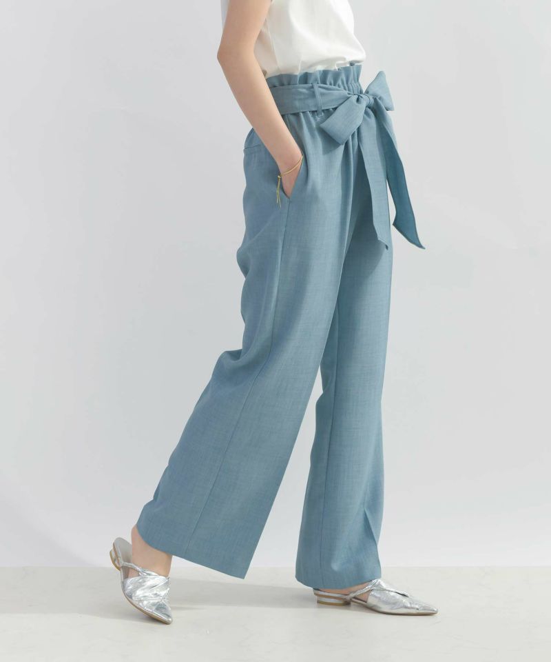 model：H164　着用サイズ：M　サックスブルー