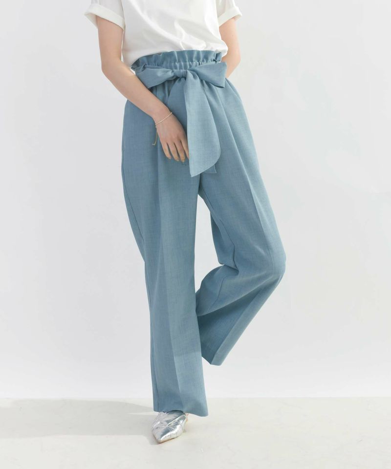 model：H164　着用サイズ：M　サックスブルー