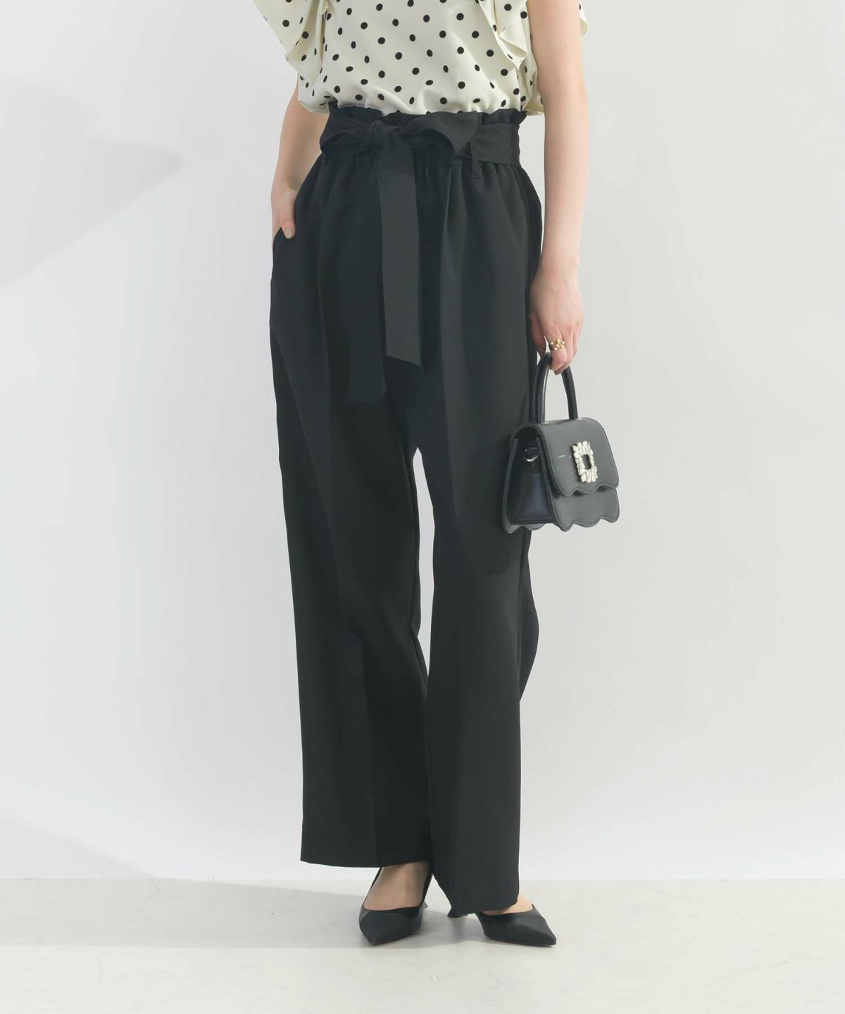 model：H162　着用サイズ：M　ブラック