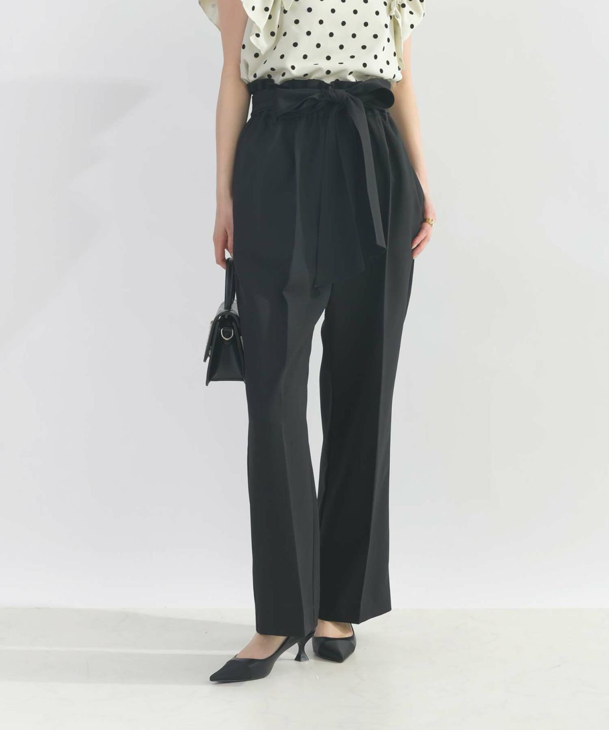 model：H162　着用サイズ：M　ブラック