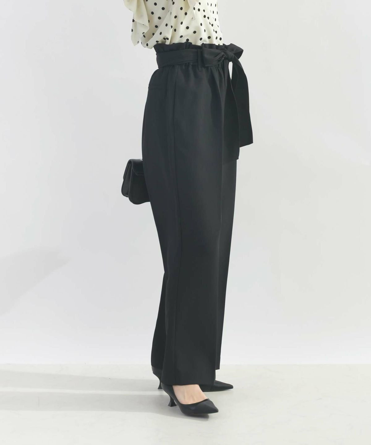 model：H162　着用サイズ：M　ブラック