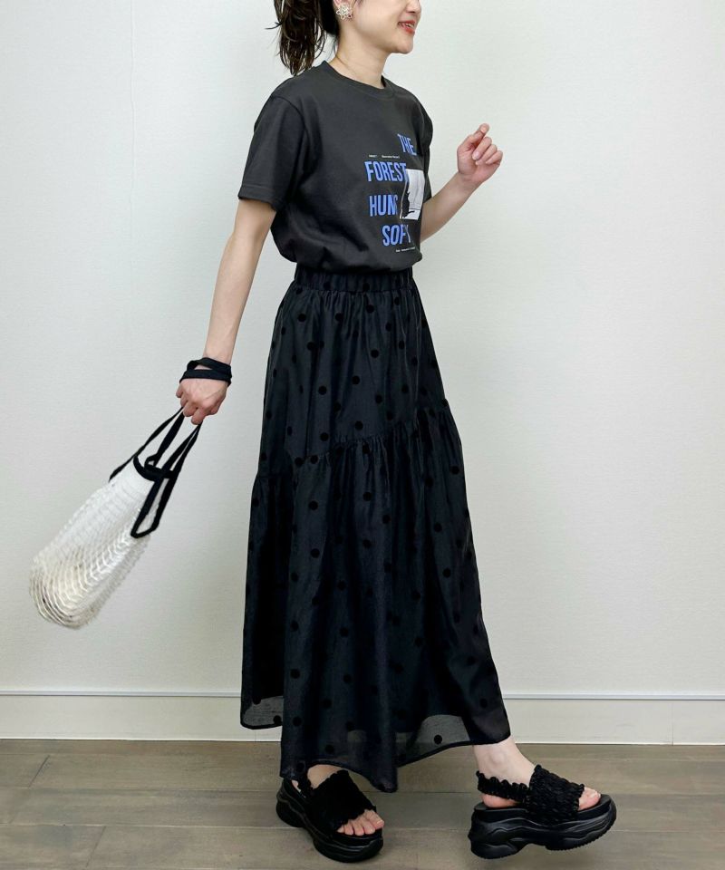 model：H164　着用サイズ：M　ブラック