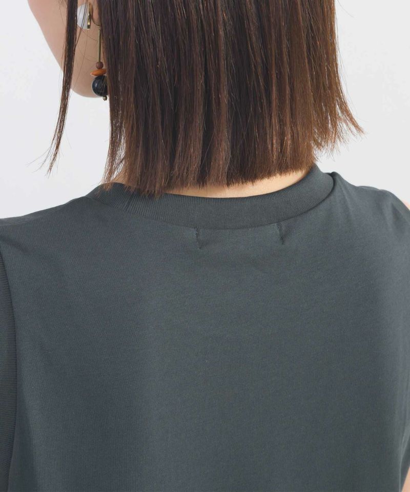 【美品】PICCIN ノースリーブマーメイドカットワンピース ピンク PICCIN ワンピース ノースリーブマーメイドカットワンピース