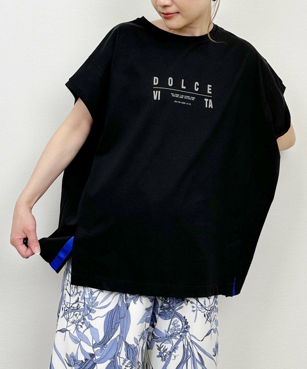 model：H164　着用サイズ：M　ブラック