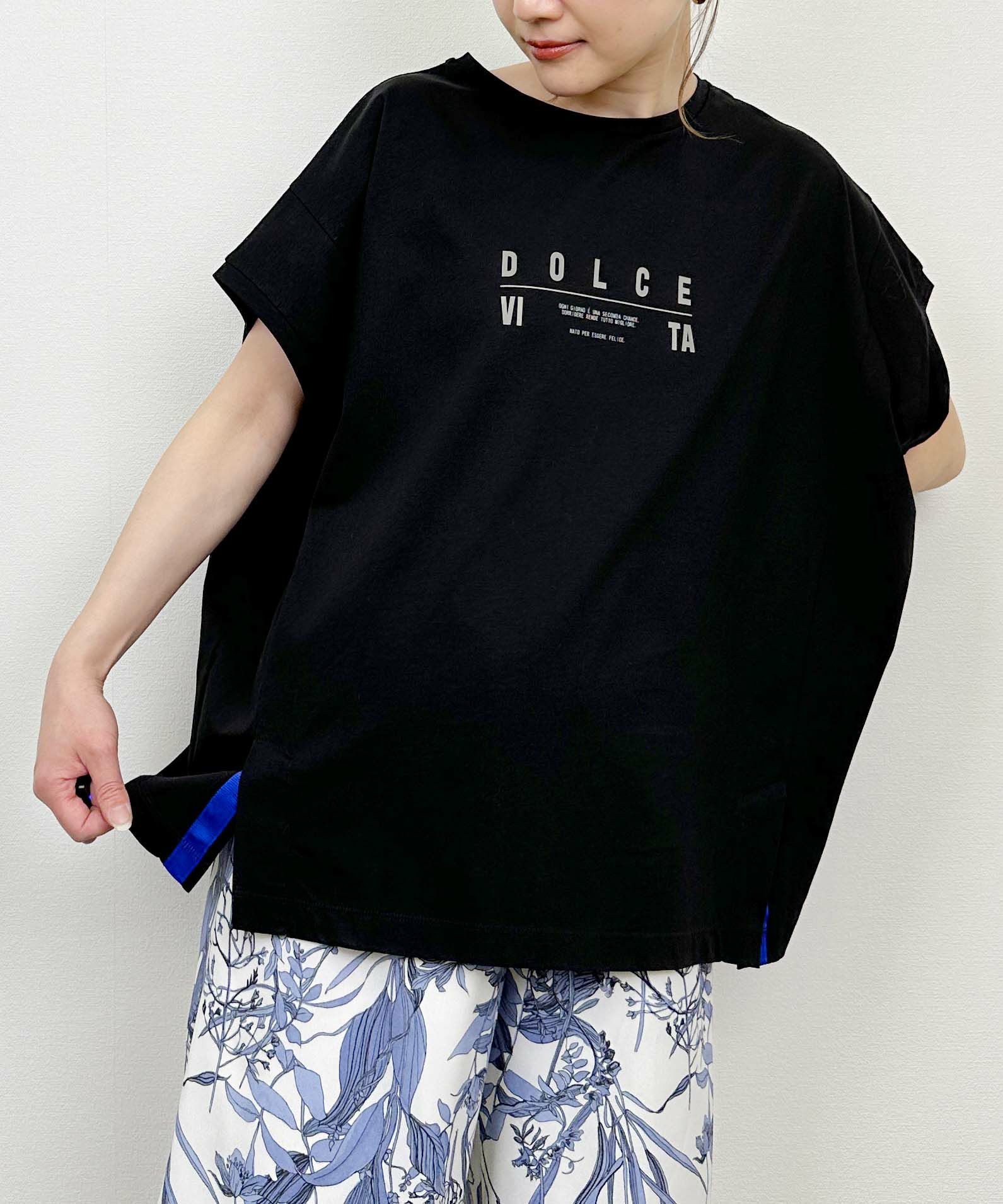 model：H164　着用サイズ：M　ブラック