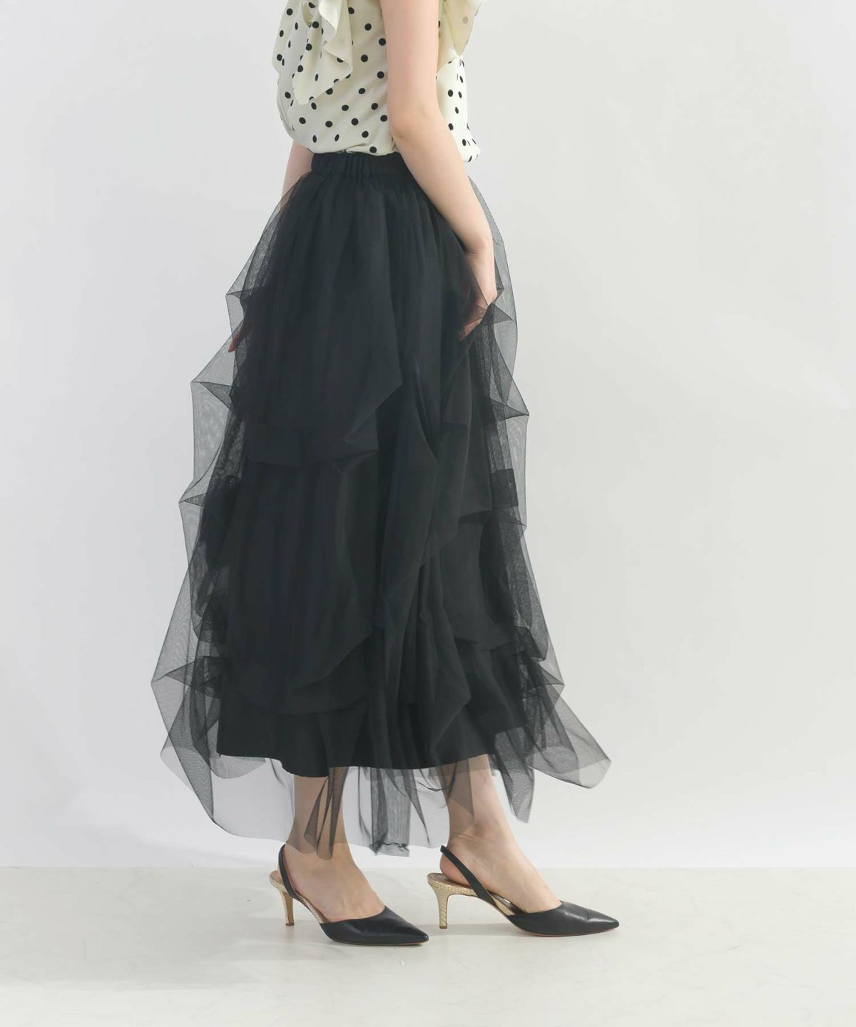 model：H162　着用サイズ：M　ブラック