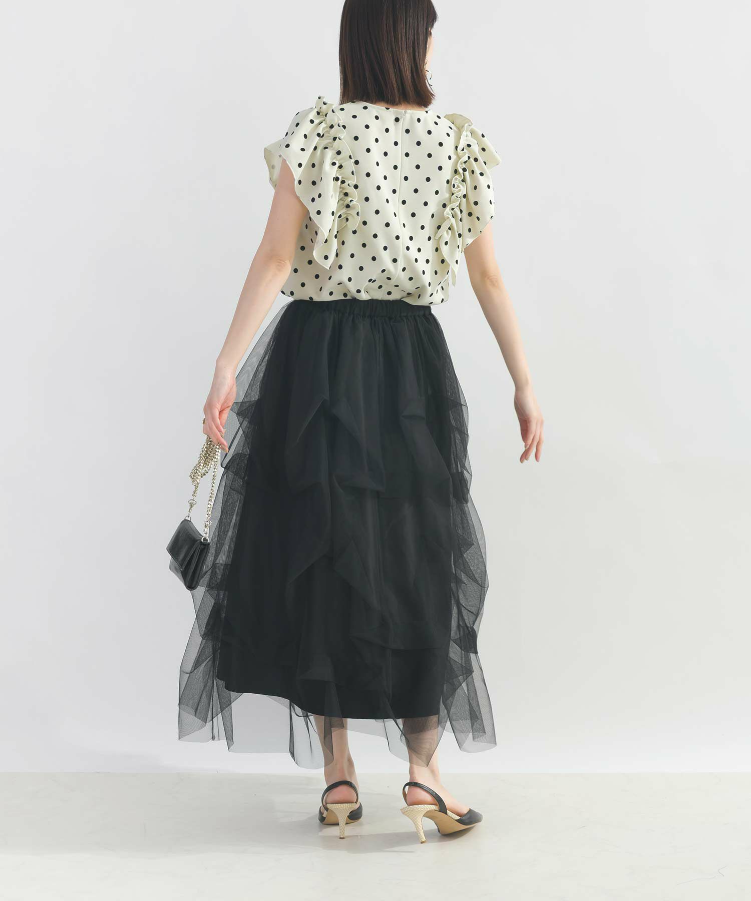 model：H162　着用サイズ：M　ブラック