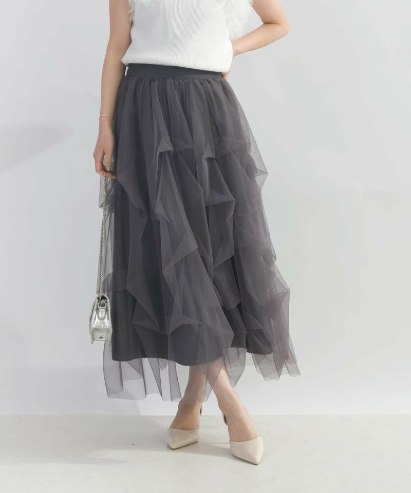 model：H162　着用サイズ：M　チャコールグレー