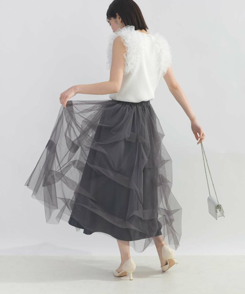 model：H162　着用サイズ：M　チャコールグレー