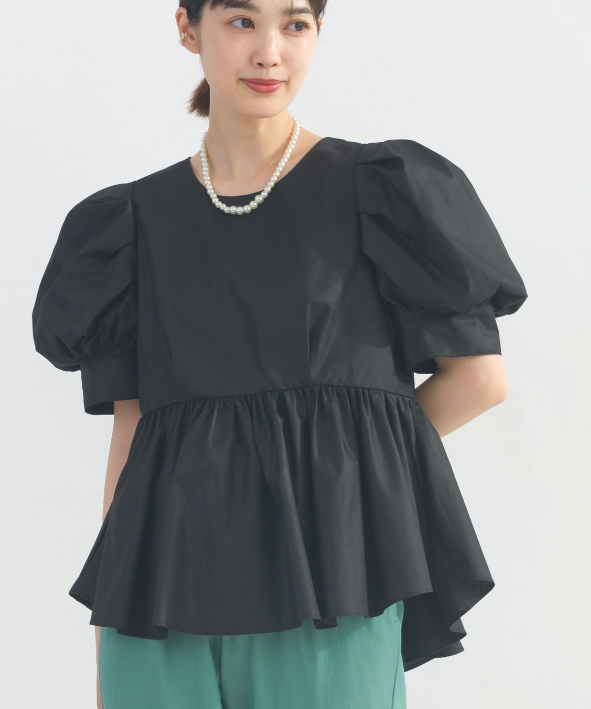 model：H162　着用サイズ：M　ブラック