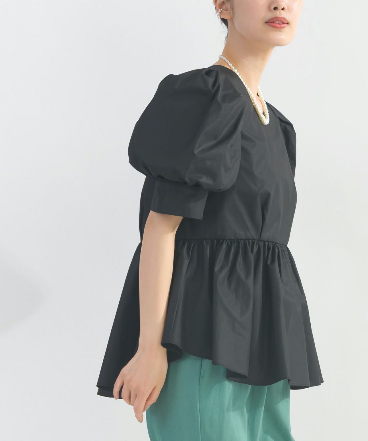 model：H162　着用サイズ：M　ブラック