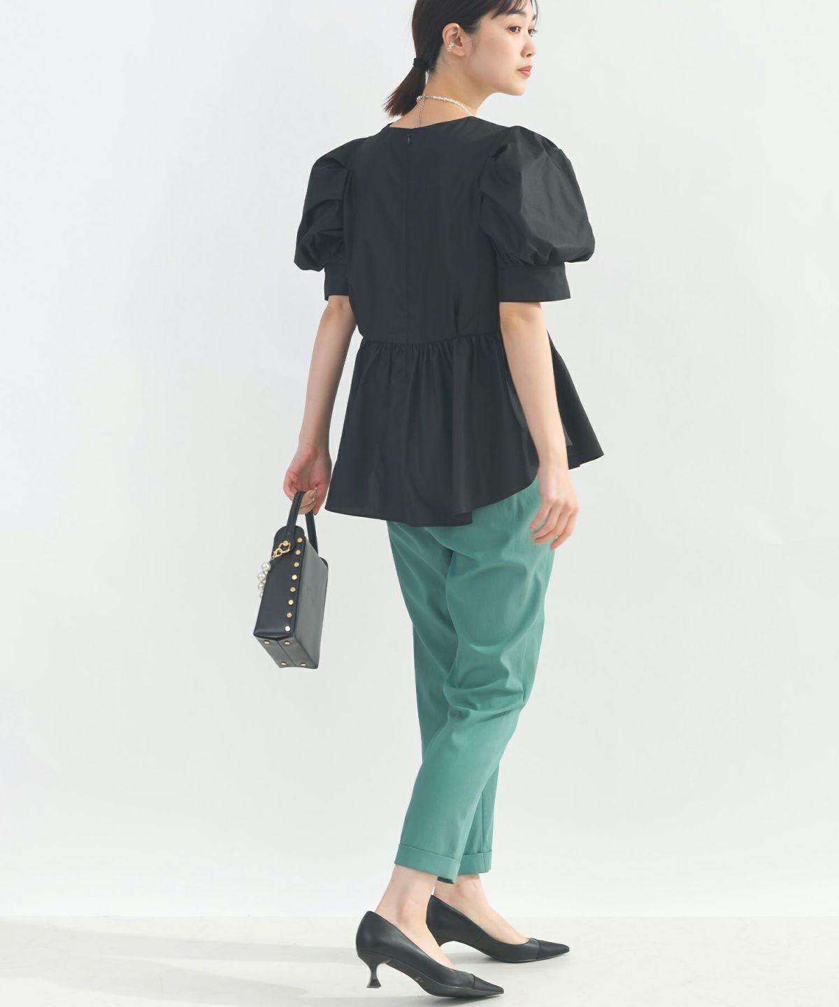 model：H162　着用サイズ：M　ブラック