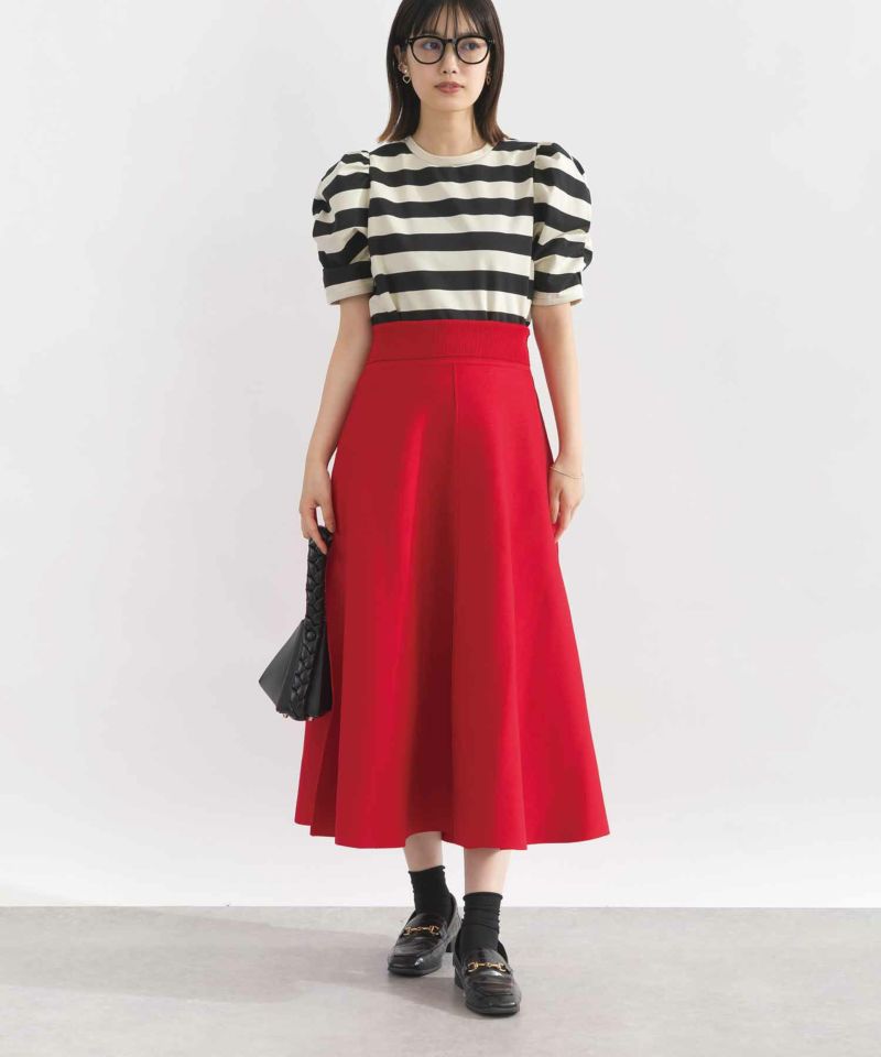 model：H162　着用サイズ：M　アイボリー