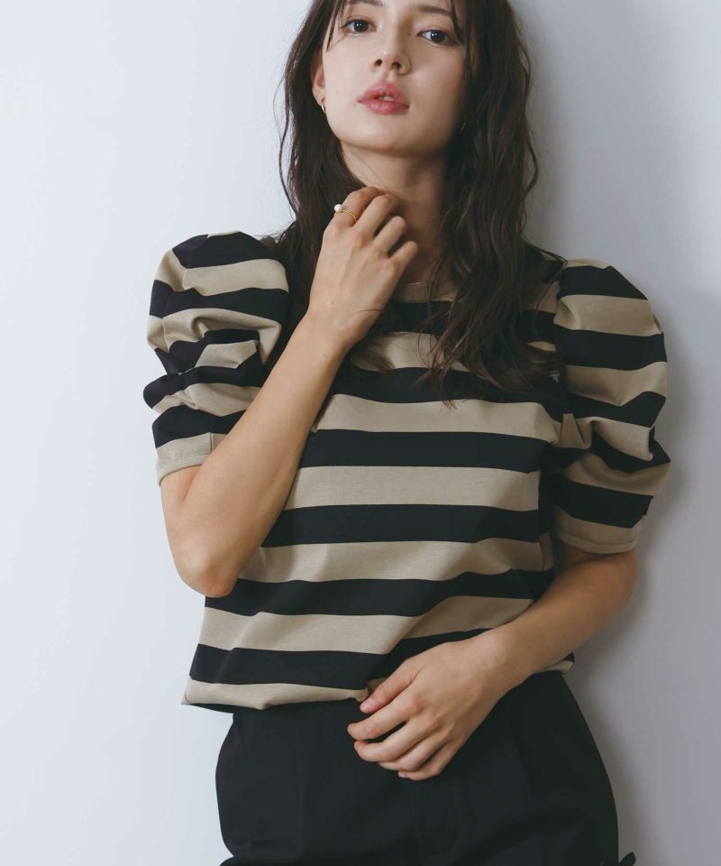 model：H160　着用サイズ：M　モカ