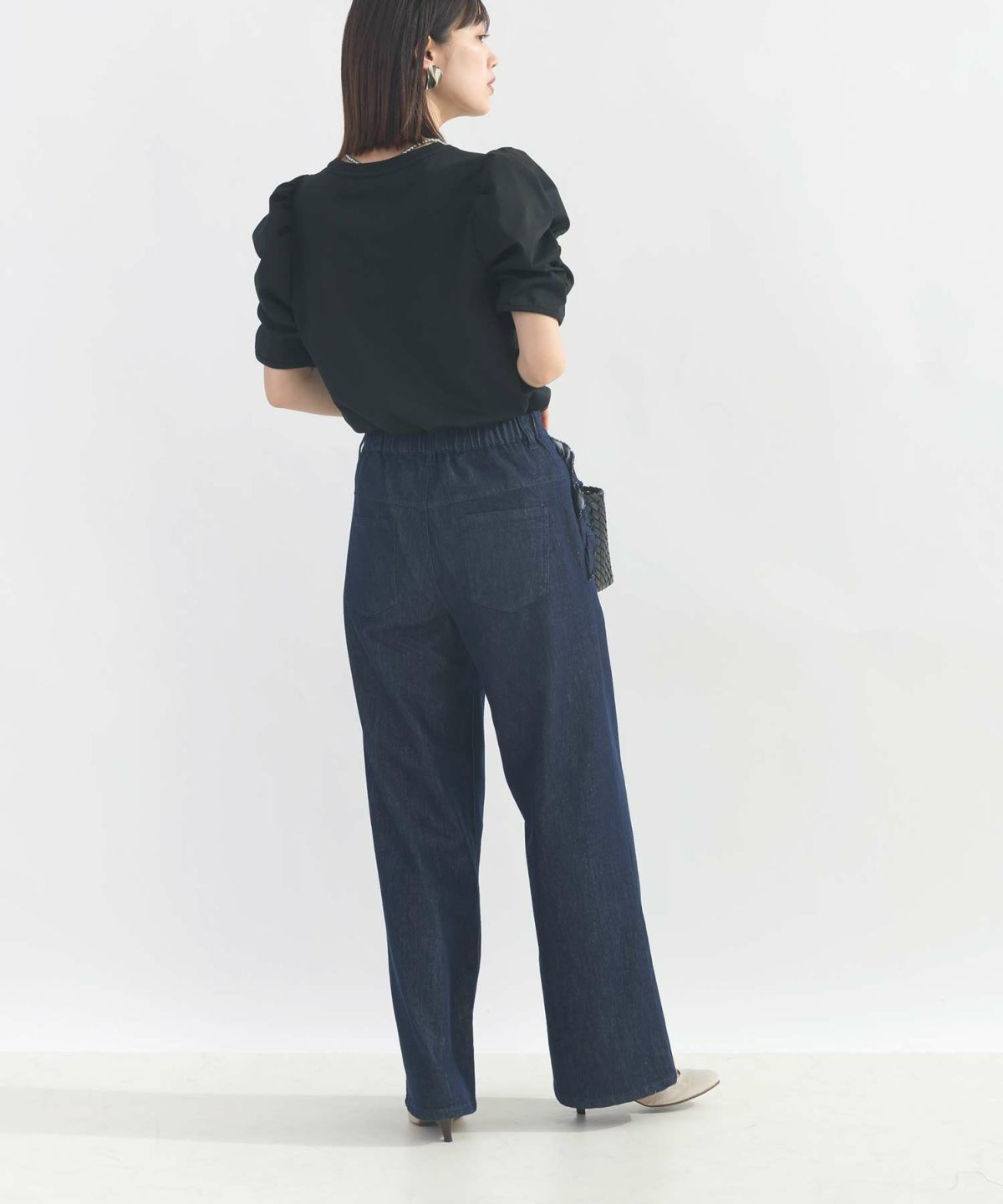 model：H162　着用サイズ：M　ブラック