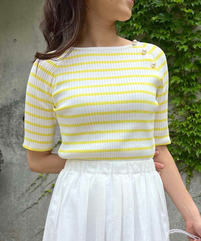 model：H162　着用サイズ：M　イエロー