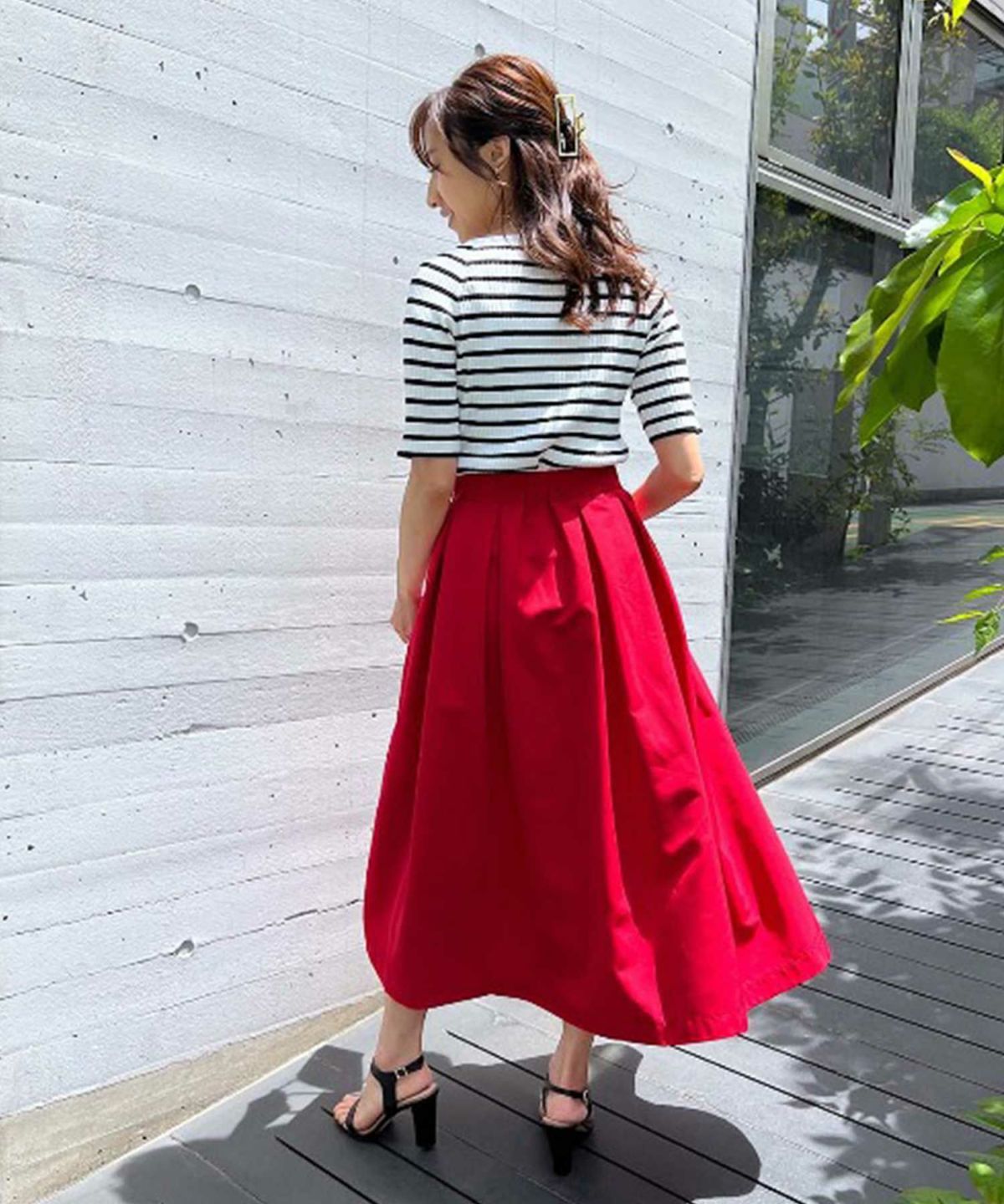 model：H162　着用サイズ：M　ブラック