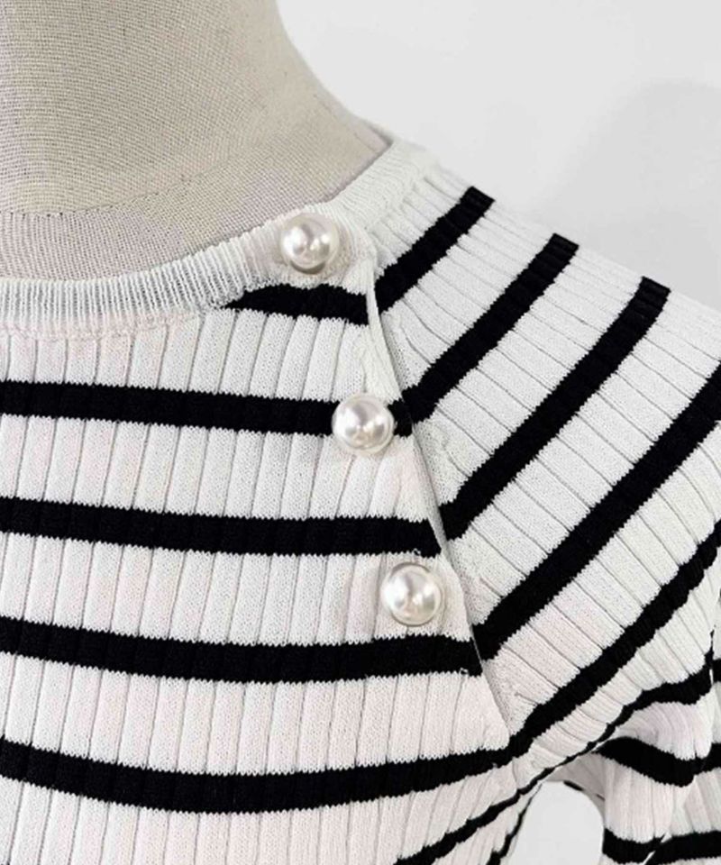 肩パールボタン