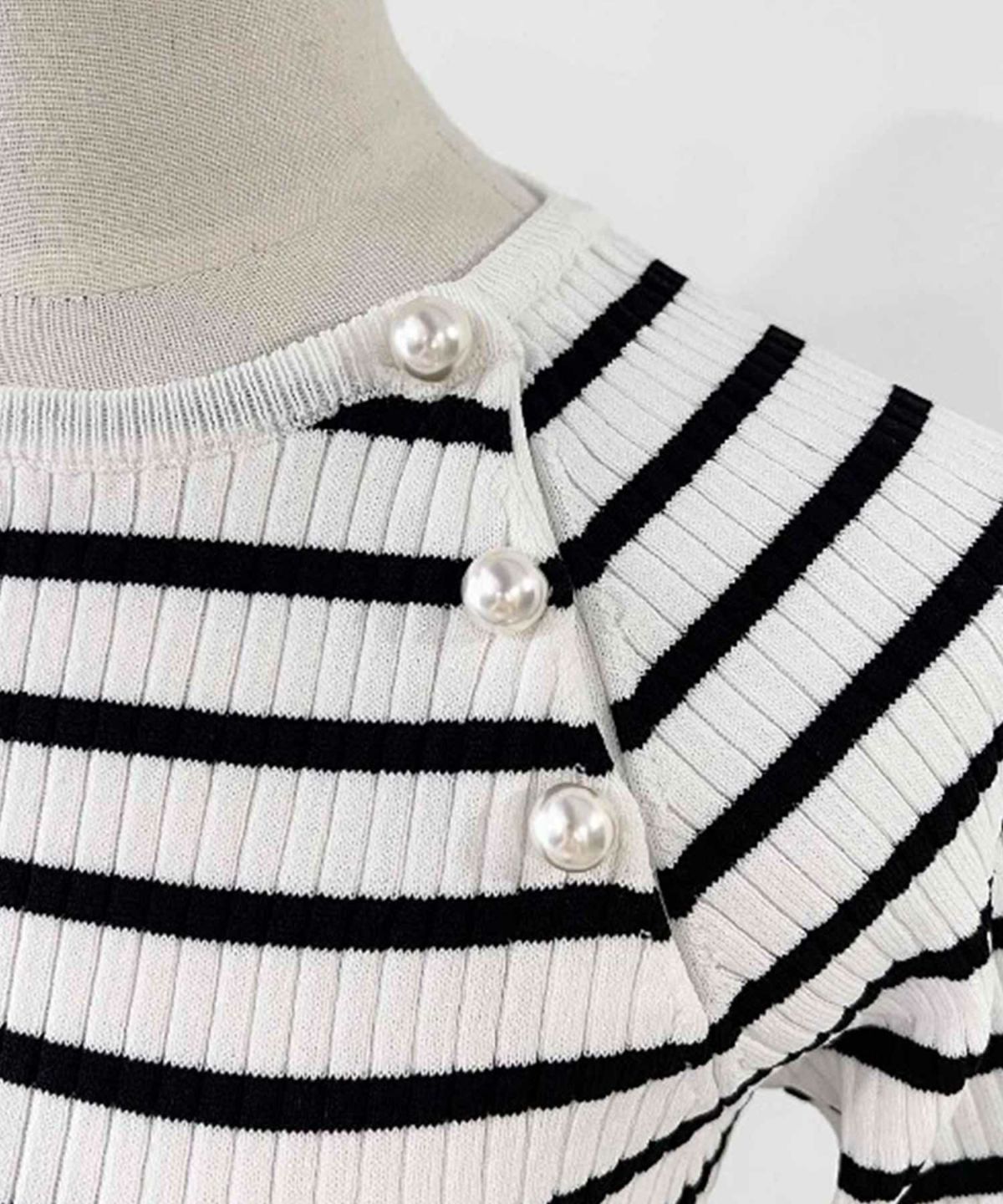 肩パールボタン