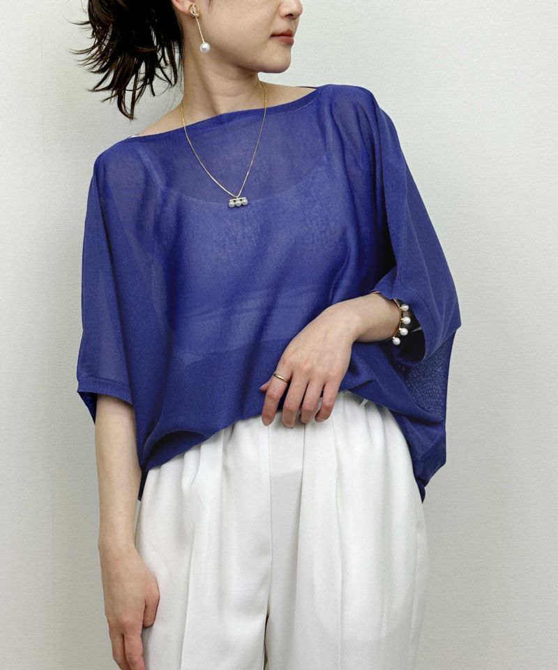 model：H164　着用サイズ：M　ブルー