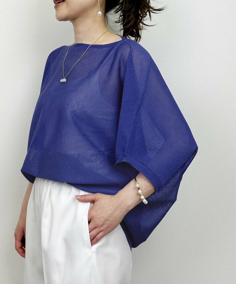 model：H164　着用サイズ：M　ブルー