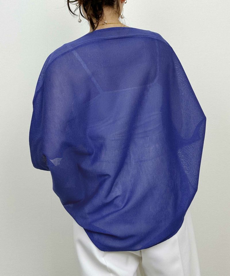 model：H164　着用サイズ：M　ブルー