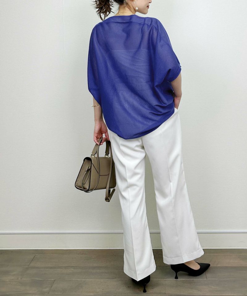 model：H164　着用サイズ：M　ブルー