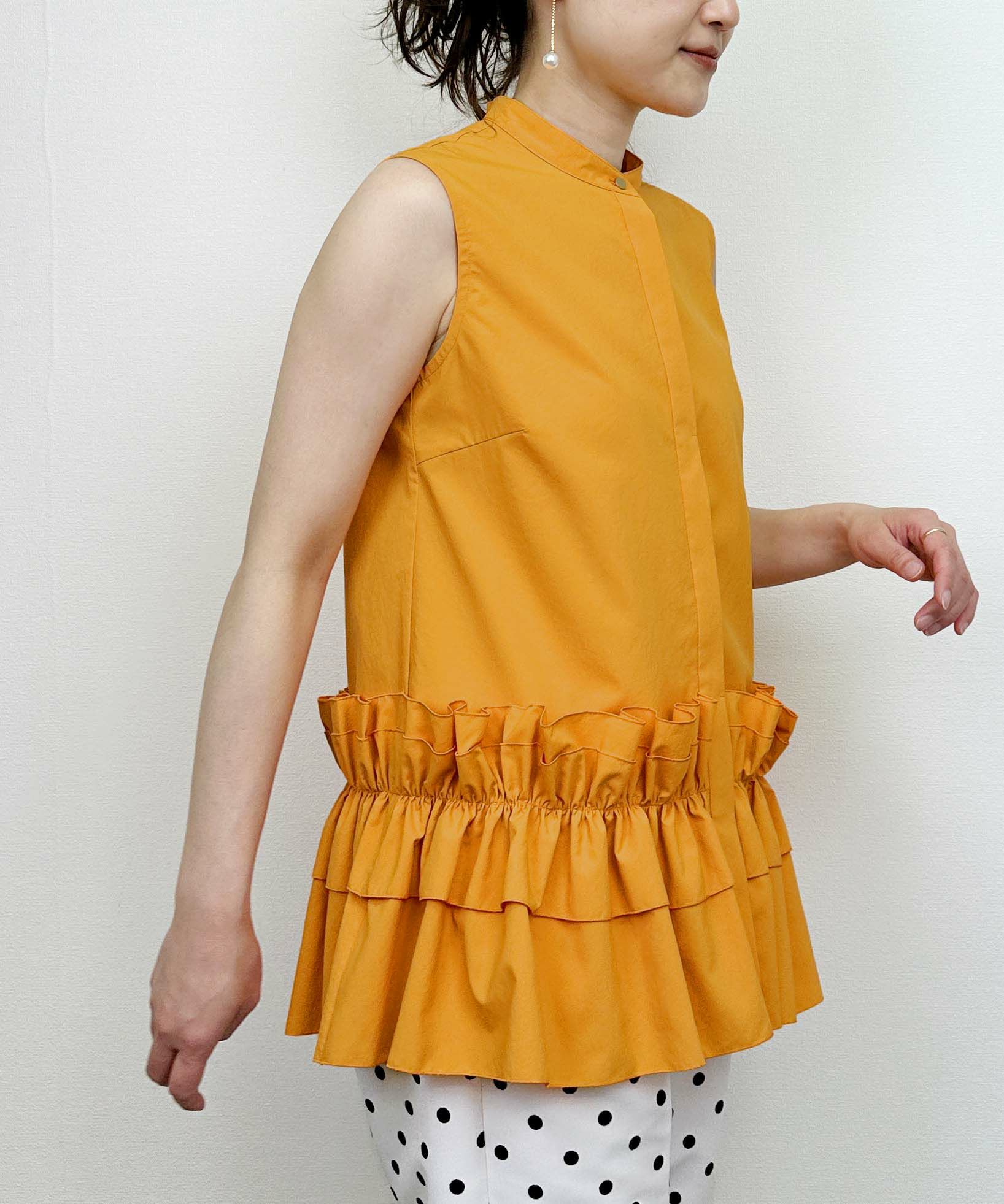 model：H164　着用サイズ：M　オレンジ