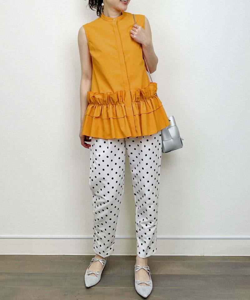 model：H164　着用サイズ：M　オレンジ