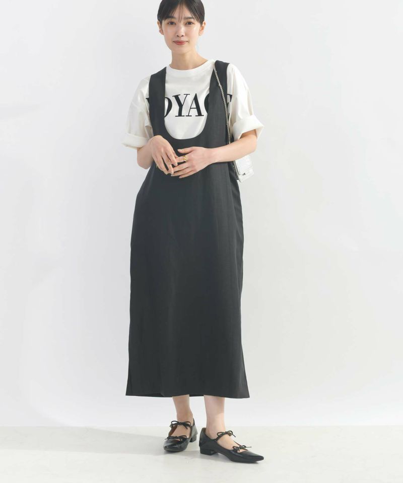 model：H162　着用サイズ：M　ブラック　Uネックver