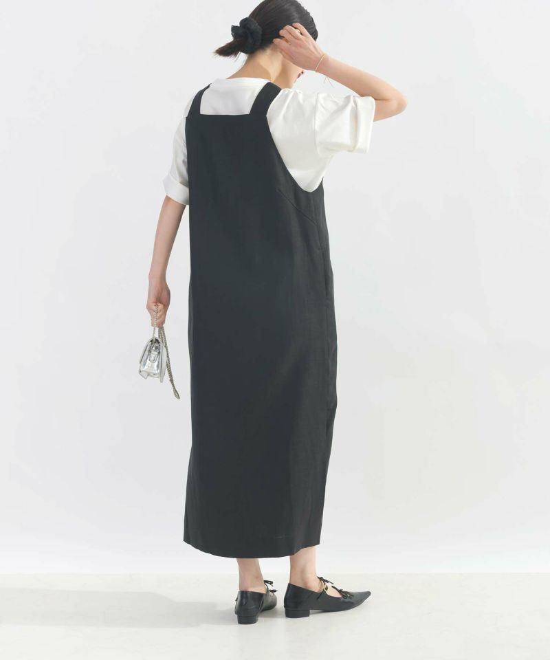 model：H162　着用サイズ：M　ブラック　Uネックver