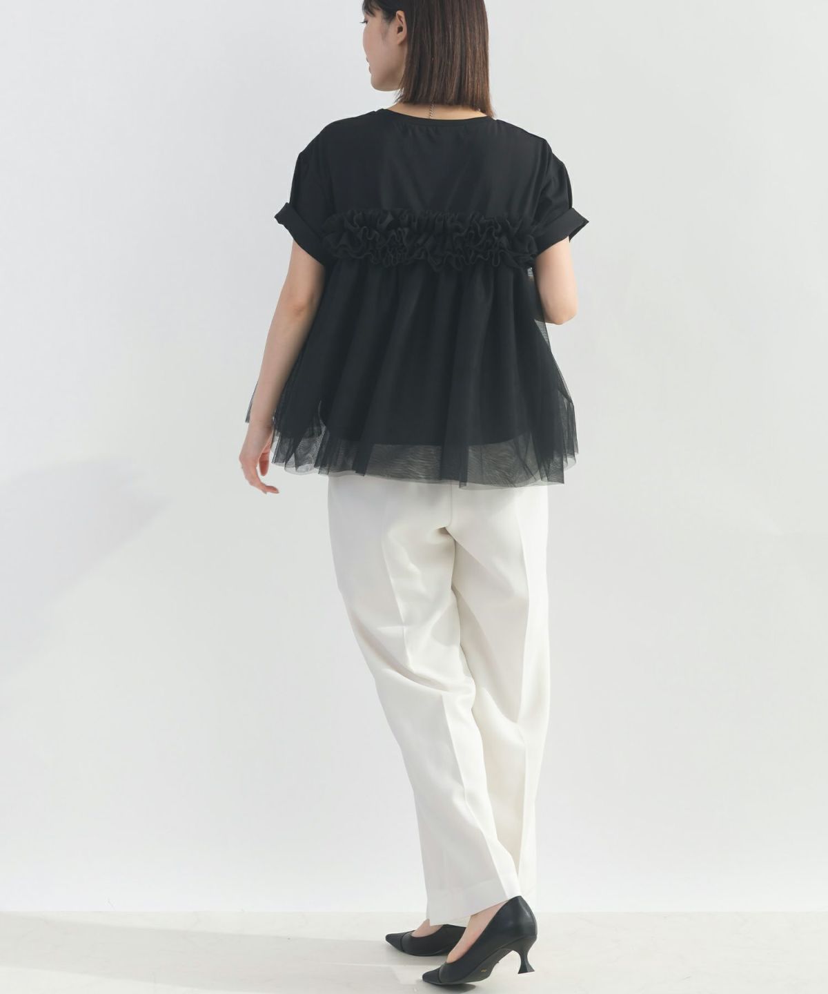 model：H162　着用サイズ：M　ブラック