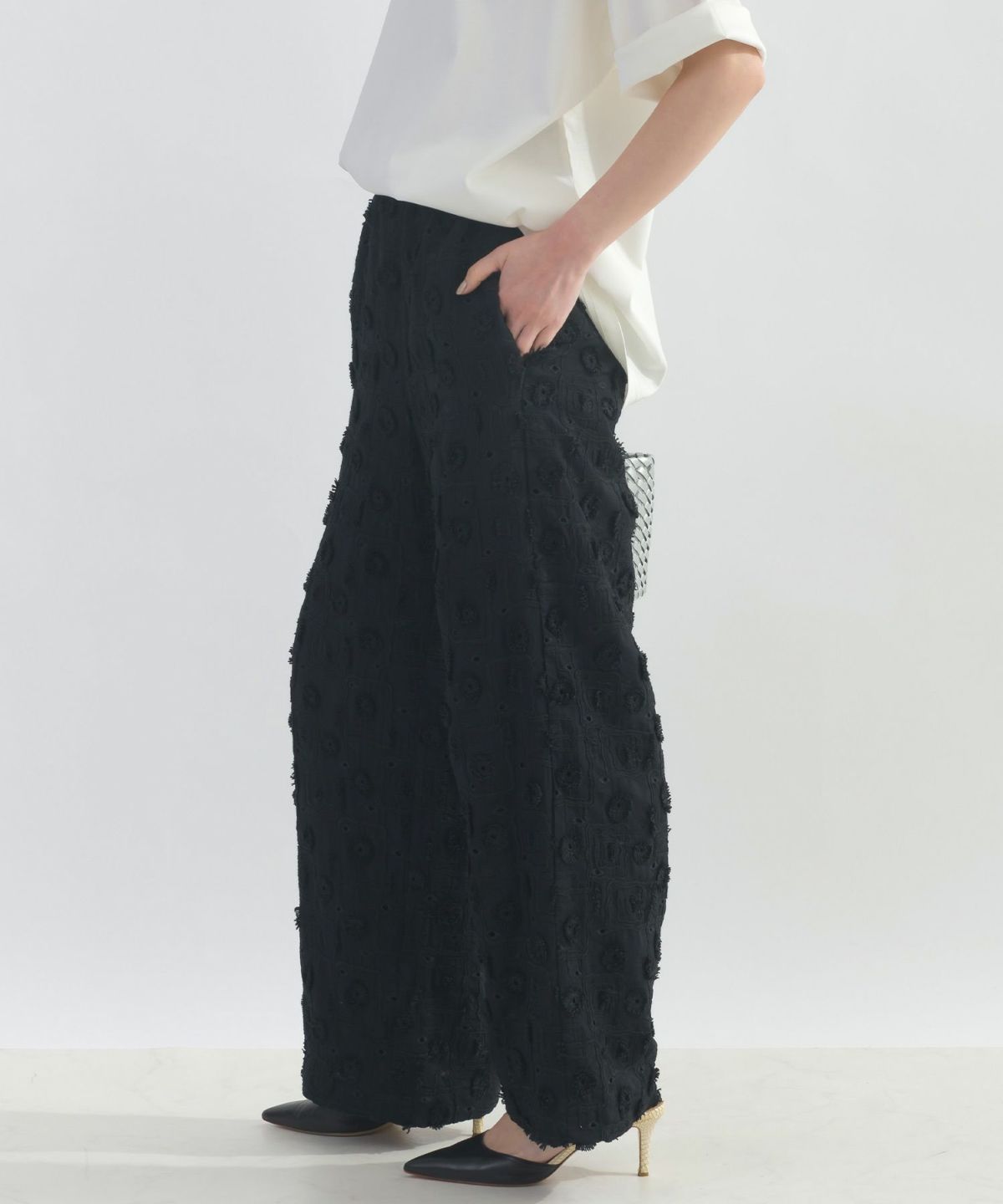 model：H162　着用サイズ：M　ブラック