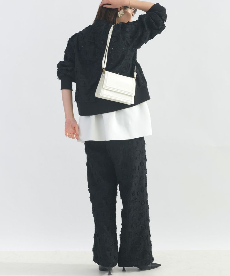 model：H162　着用サイズ：M　ブラック（セットアップで）