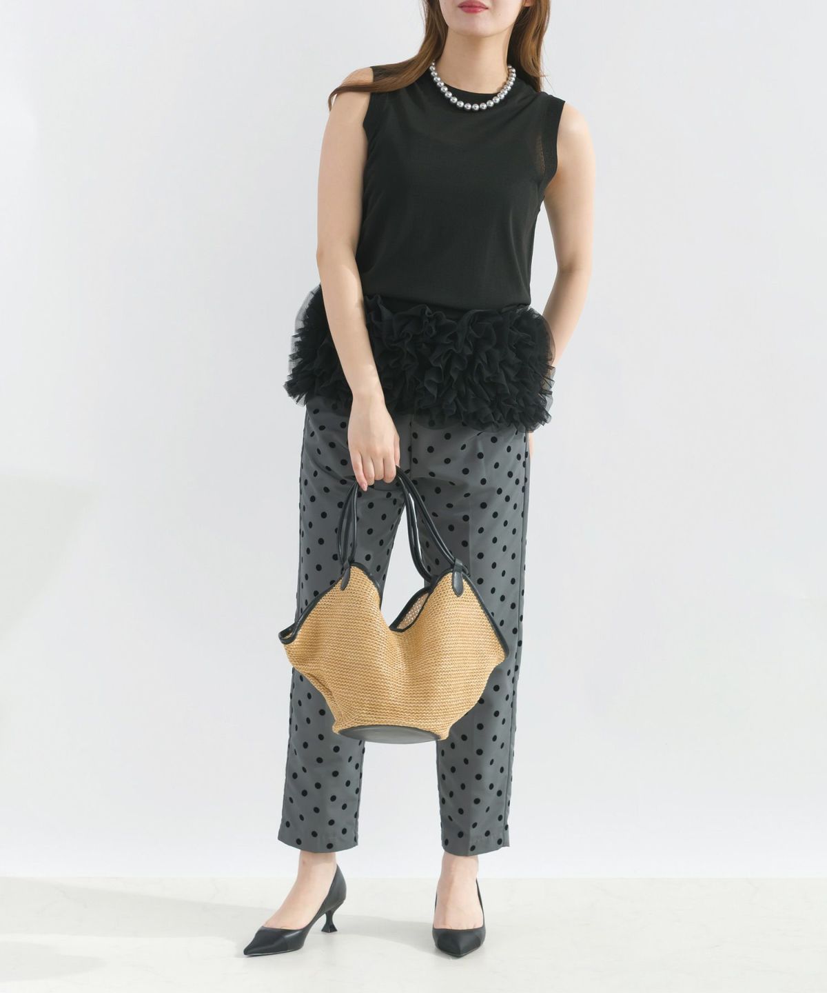 ベージュ（無地）