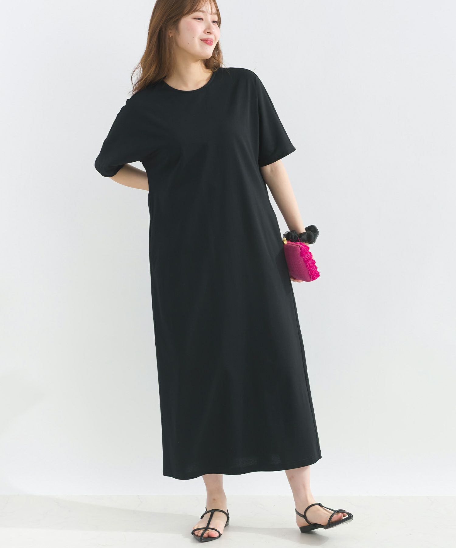 model：H165　着用サイズ：M　ブラック