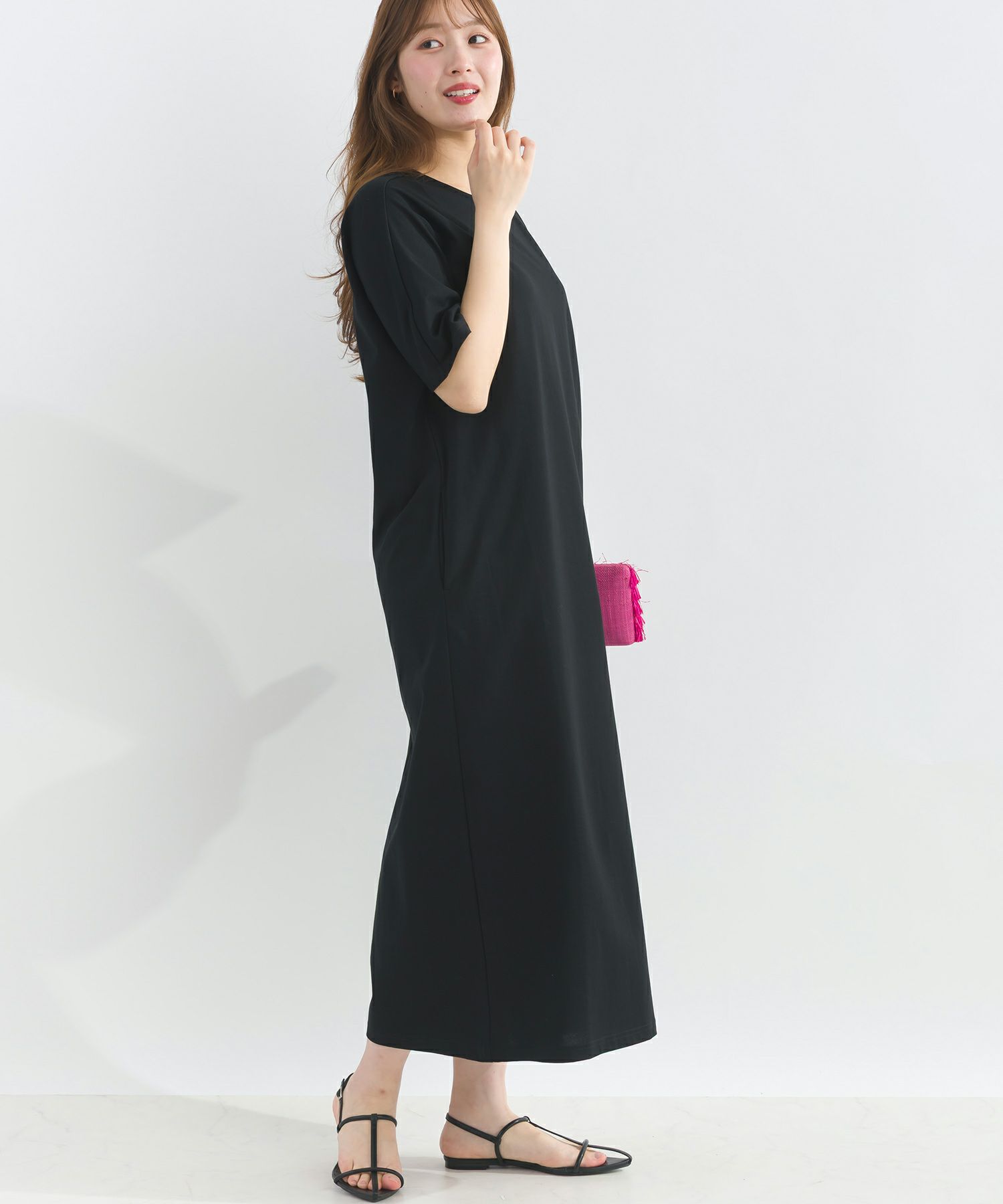 model：H165　着用サイズ：M　ブラック