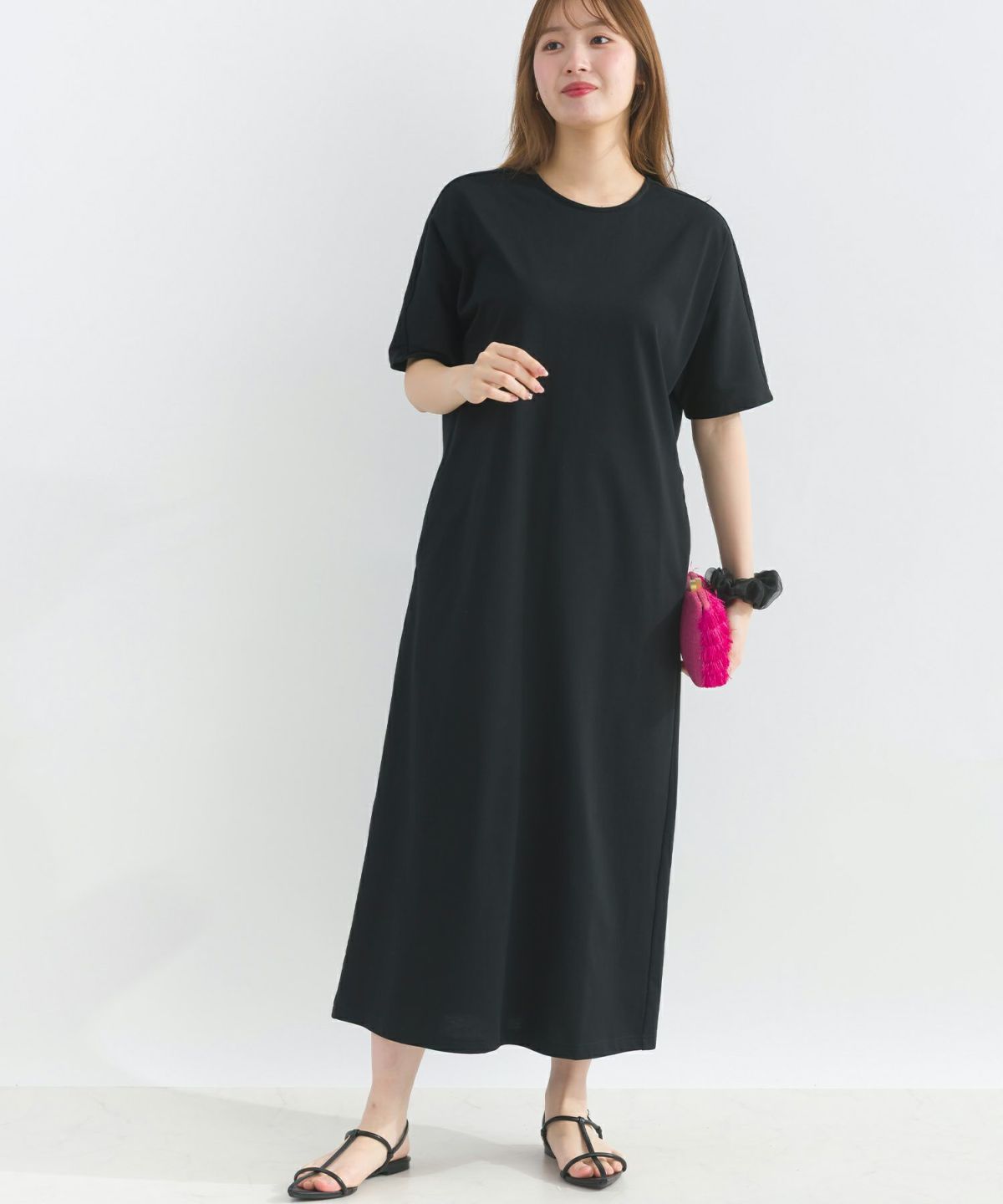 model：H165　着用サイズ：M　ブラック