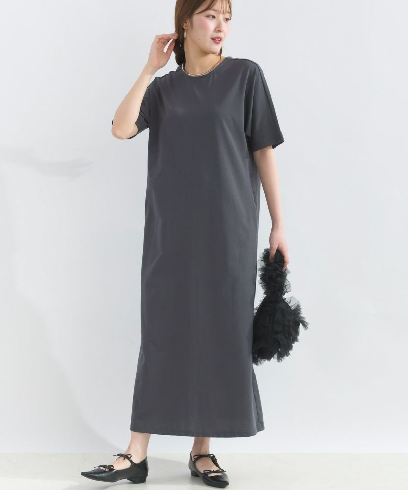 model：H165　着用サイズ：M　チャコールグレー