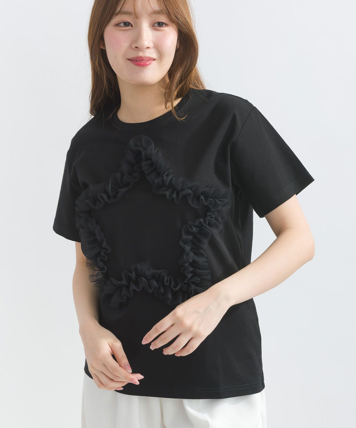 model：H165　着用サイズ：M　ブラック