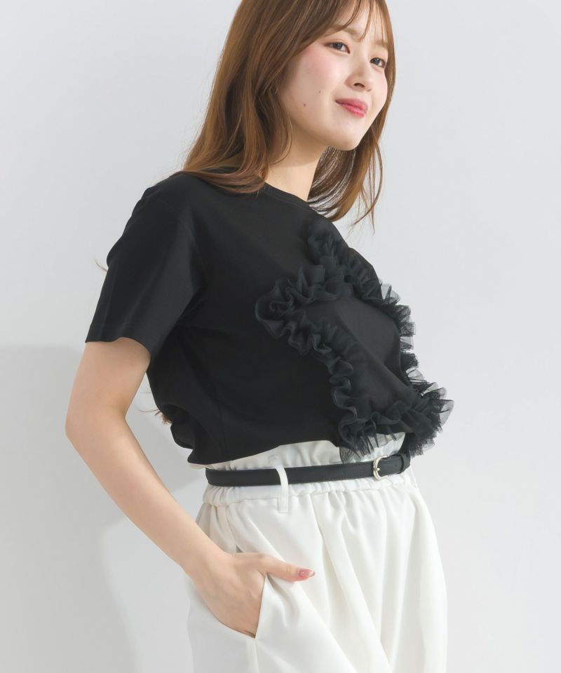 model：H165　着用サイズ：M　ブラック