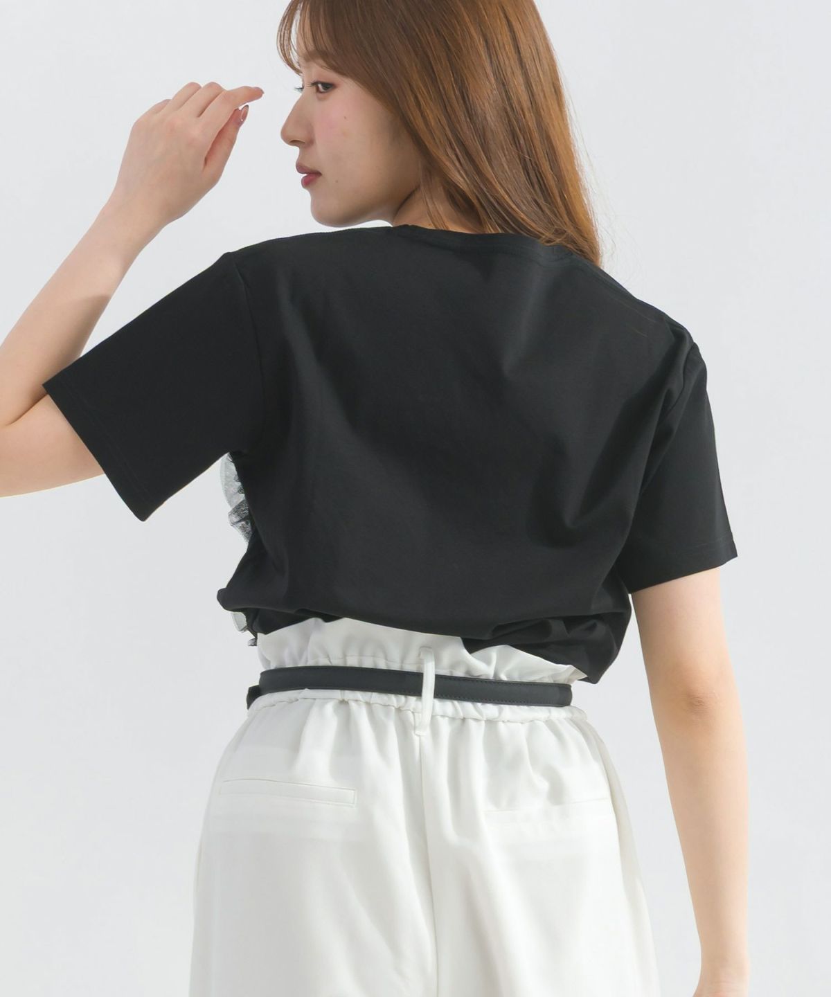 model：H165　着用サイズ：M　ブラック